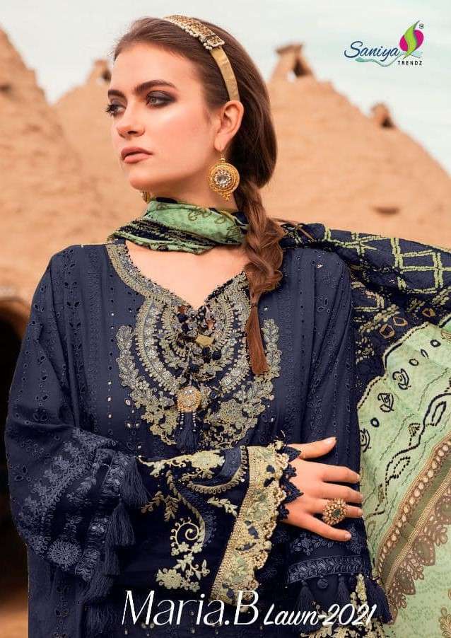 SANIYA TRENDZ MARIA.B LAWN 2021 SHADES